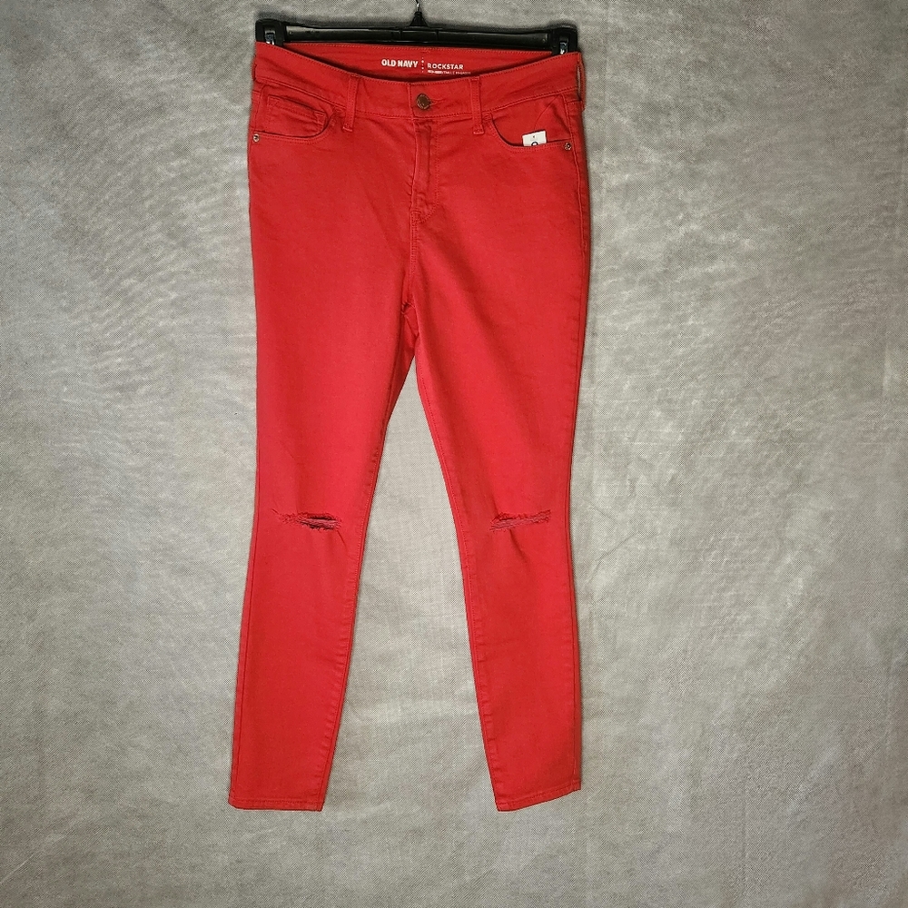 Old Navy Mid-Rise Rockstar Jeans